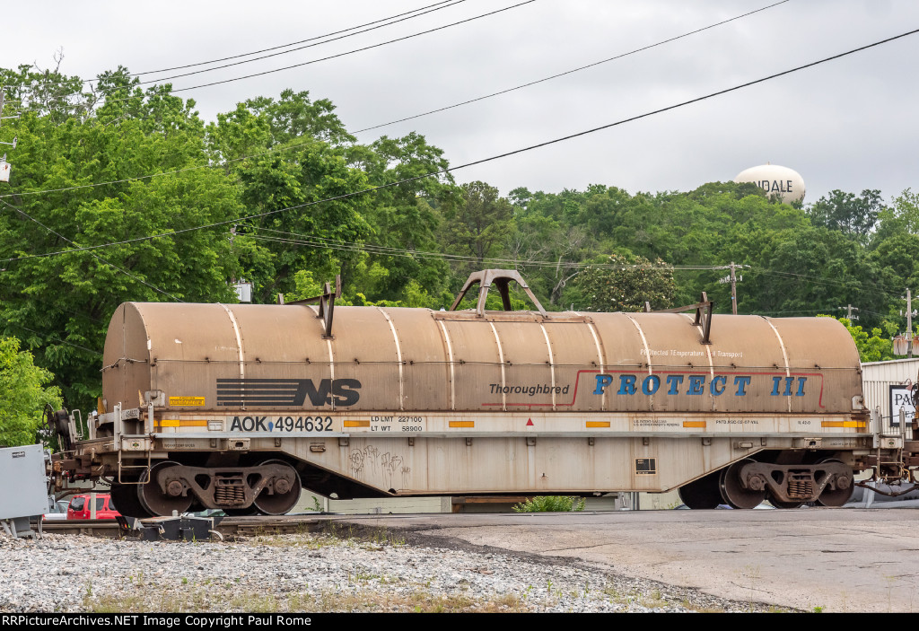 AOK 494632, Steel Coil Car on NSRR